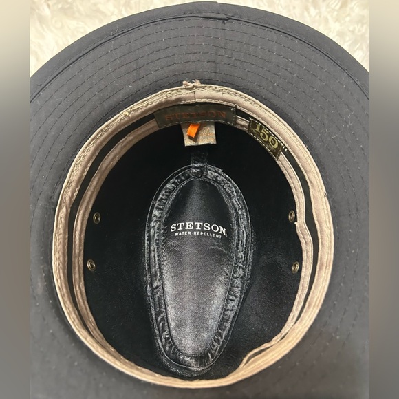 Stetson Black Water-Repellent Hat 150th Anniversary - Picture 7 of 12